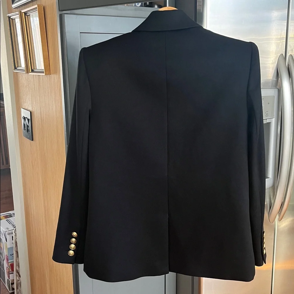 Alice + Olivia Black Blazer with Gold Buttons - Picture 8 of 8
